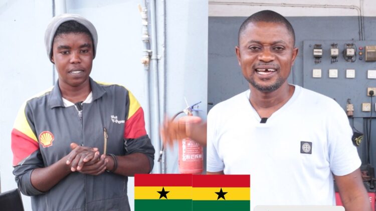 Female footballer quits to become a mechanic and vulcanizer