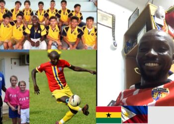 Meet the first Ghanaian footballer to play in the Philippines league; runs a football academy