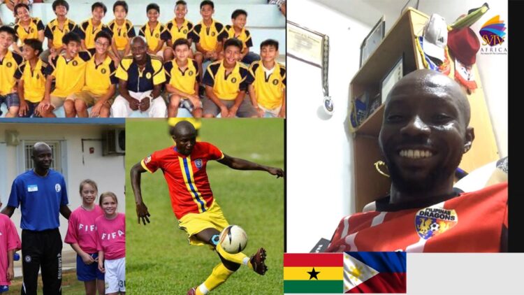Meet the first Ghanaian footballer to play in the Philippines league; runs a football academy
