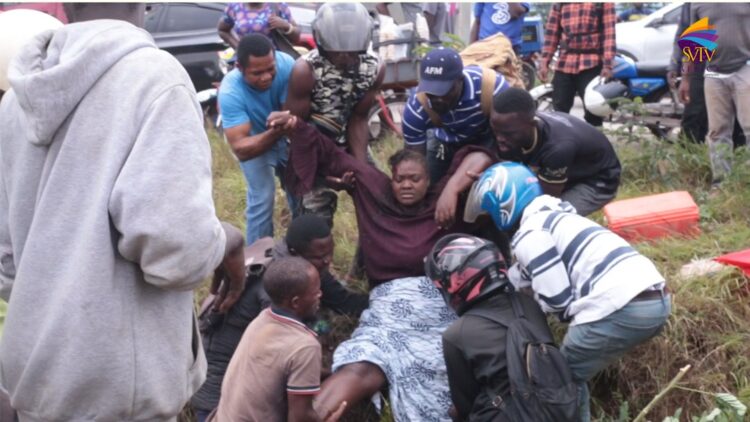 One feared dead, several passengers injured in a gory accident on Tema Motorway