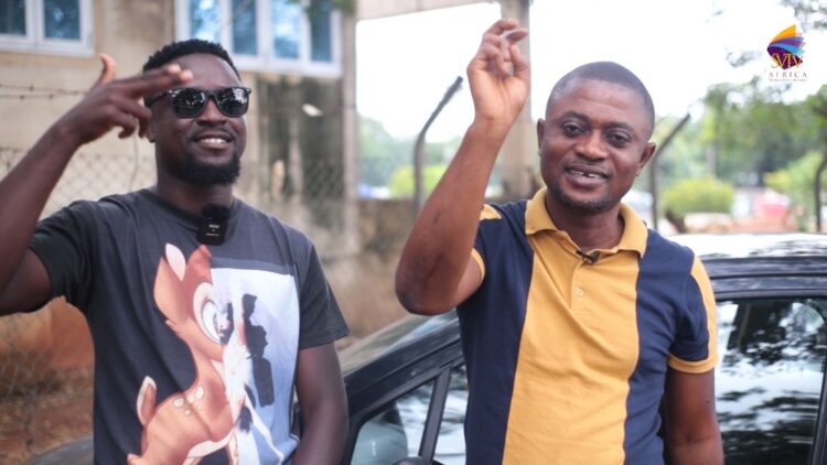 Meet lady who sells fuel in gallons to survive; she makes Ghs3 per gallon