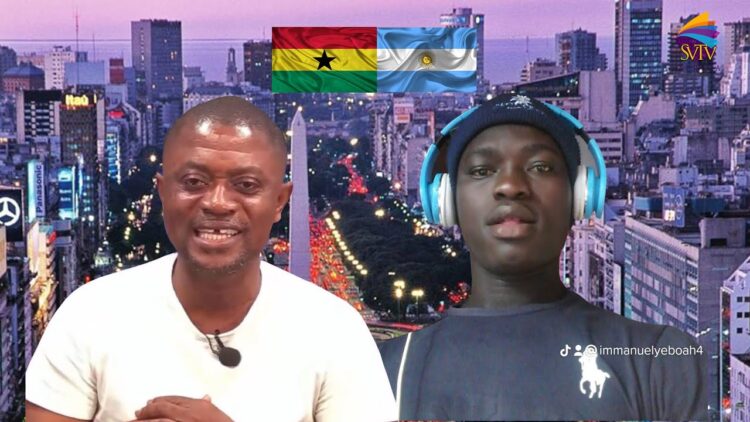 I make about GHS2000 daily selling used clothes in Argentina