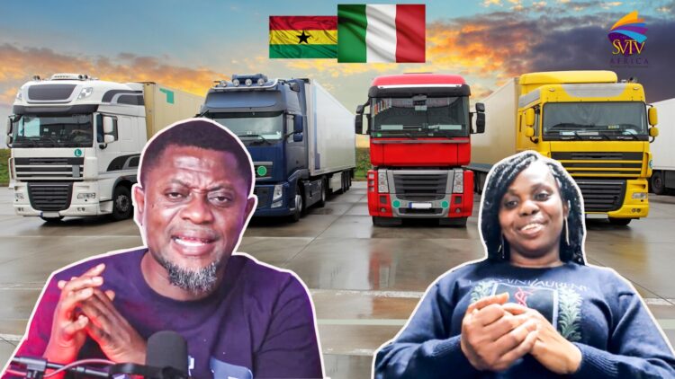 I Couldn’t Drive in Ghana—Meet Leticia: The First Ghanaian Female Truck Driver in Italy